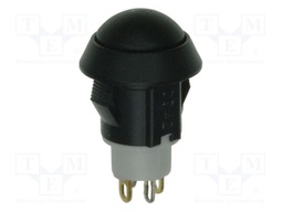 Switch: push-button; Pos: 2; SPST-NO; 0.4A/32VAC; 0.2A/24VDC; green