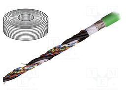 Wire: test lead cable; chainflex® CF111.D,hybrid; green-yellow