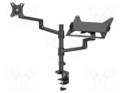 Monitor holder; 8kg; 17÷32"; Standard: 75x75mm,100x100mm