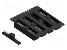 Connector: pin strips; pin header; male; PIN: 34; 2.54mm; SMT; 2x17