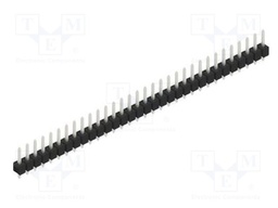 Connector: pin strips; pin header; male; PIN: 32; 2.54mm; THT; 1x32