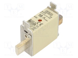 Fuse: fuse; 16A; 690VAC; gG; ceramic,industrial; NH000