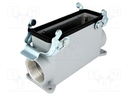 Enclosure: for HDC connectors; HTS; size 8; Gland holes: 2; PG29