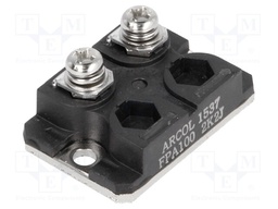 Resistor: thick film; screw; 2.2kΩ; 100W; ±5%; 38x25x9mm; -55÷155°C
