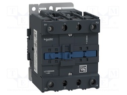 Relay Contactor, TeSys D Series, DPST-NO, DPST-NC, 4P, 80 A at 440 VAC