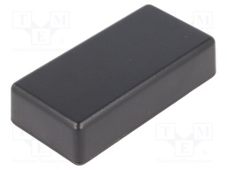Enclosure: multipurpose; X: 40mm; Y: 80mm; Z: 20mm; 1551; ABS; black