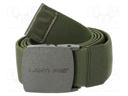Trousers belt; green; L: 1200mm; W: 37mm