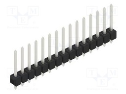 Connector: pin strips; pin header; male; PIN: 15; 2.54mm; THT; 1x15