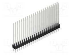 Connector: pin strips; pin header; male; PIN: 46; 1.27mm; THT; 2x23