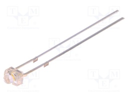 LED; 1.8mm; white warm; 1560mcd; 30°; 12V; Front: convex; 12VDC