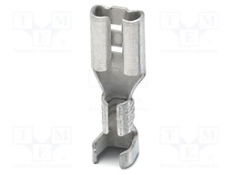 Non-insulated; Body: silver; Tip: flat