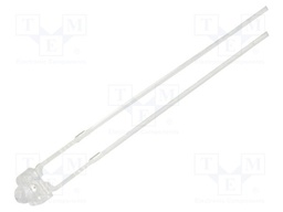 LED; 1.8mm; orange; 3000÷4000mcd; 30°; 1.8÷2.6V; Front: convex