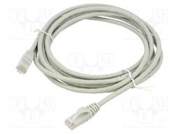 Patch cord; U/UTP; Cat: 5; RJ45 plug,both sides; stranded; Cu; 3m