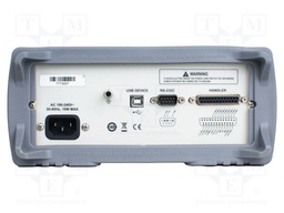 LCR meter; LCD 3,5"; R range: 0.0001÷99.9999MΩ; 0.05%; 100÷240VAC