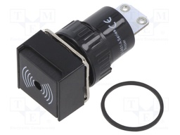 Signaller: sound; 75dB; Ø16mm; max.6mm; for soldering; IP40; 24VDC