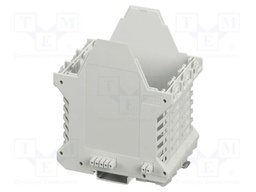 Enclosure base; with FE contact,with terminals; grey; UL94V-0