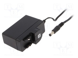 Power supply: switched-mode; voltage source; Out: 5,5/2,1; plug