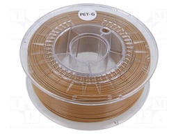 Filament: PET-G; Ø: 1.75mm; light-brown; 220÷250°C; 1kg