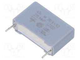 Capacitor: polypropylene; X2; 0.047uF; 310V; 630VDC; 17.5x5x11mm