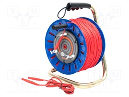 Test lead; 4mm banana plug-4mm banana plug; insulated; Len: 200m
