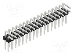 Connector: pin strips; pin header; male; PIN: 34; 2.54mm; THT; 2x17