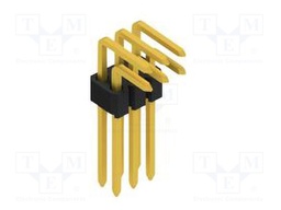 Connector: pin strips; pin header; male; PIN: 6; 1.27mm; THT; 2x3