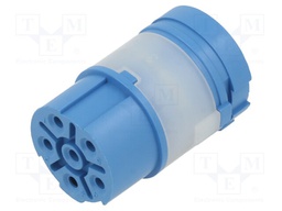 Circular Connector Insert, Han Series, 5 Contacts, Socket, Crimp