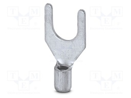 Non-insulated; Body: silver; Tip: fork