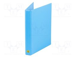 Binder; ESD; A4; 40mm; Application: for storing A4 documents; blue