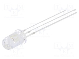 IR transmitter; 5mm; 830-870nm; transparent; 30mW; 30°; THT