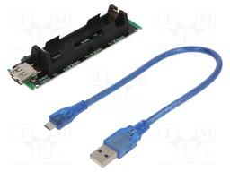 Module: charging; power bank; USB; Size: 18650; 3V,5V