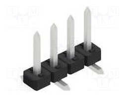 Connector: pin strips; pin header; male; PIN: 4; 2mm; SMT; 1x4; 100V