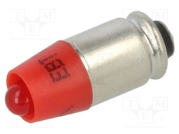 Indicator: LED; S5,7s,T1-3/4; red; plastic; 24VAC; 24VDC; -20÷60°C