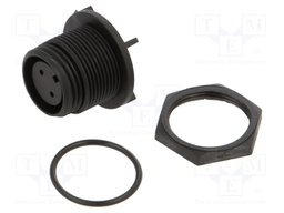 Connector: circular; socket; male; PIN: 2; Buccaneer 400; IP68; 250V