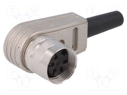 Connector: M16; female; for cable; IP40; plug; soldering; 300V; 5A