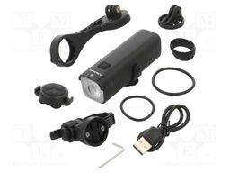 Torch: LED bike torch; 1.5h; 200lm,400lm,1000lm; IPX6; HighLine