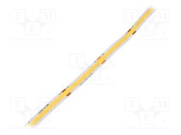 COB LED tape; natural white; LED/m: 320; 8mm; IP20; 180°; 5W/m