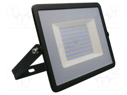 Lamp: LED flood light; 100W; 230VAC; white cold; 100°; 6500K; IP65