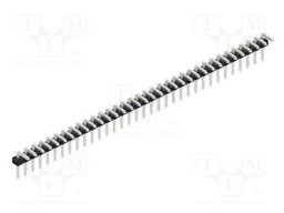 Connector: pin strips; pin header; male; PIN: 34; 2mm; THT; 1x34