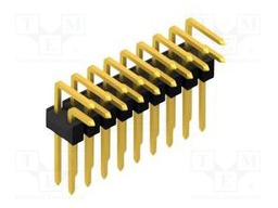Connector: pin strips; pin header; male; PIN: 18; 2.54mm; THT; 2x9
