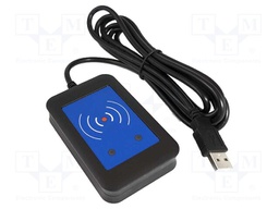 RFID reader; 4.3÷5.5V; USB; antenna; Range: 100mm; 88x56x18.5mm