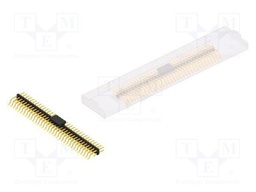 Connector: pin strips; pin header; male; PIN: 68; 2mm; SMT; 2x34