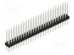 Connector: pin strips; pin header; male; PIN: 50; 2.54mm; THT; 2x25