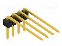 Connector: pin strips; pin header; male; PIN: 4; 2.54mm; THT; 1x4