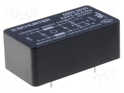 Filter: anti-interference; 250VAC; Cx: 68nF; Cy: 2.2nF; 20mH; THT