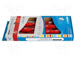 Kit: screwdrivers; insulated; Kit: voltage tester; 6pcs.