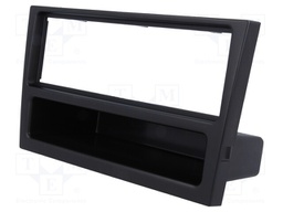 Radio mounting frame; Opel; 1 DIN; black