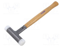 Hammer; 305mm; W: 105mm; 325g; 25mm; round; wood (hikory)