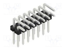 Connector: pin strips; pin header; male; PIN: 14; 2.54mm; THT; 2x7