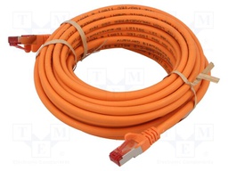 Patch cord; S/FTP; 6; stranded; Cu; LSZH; orange; 7.5m; halogen free
